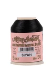 LitaeTrend Altınbaşak Oya ve Dantel İpi 20 gr - Royaleks - No: SİYAH - 1