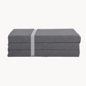 Homedius Asos Sünger 3 Kat Katlanır Yatak Katlanır Yer Yatağı Tek Kişilik Sünger Katlanır Minder Yatak 70x180x6 cm  Gri 70x180 - 5