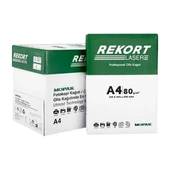 Mopak Rekort A4 Fotokopi Kağıdı 80gr 5 Paket (2500 Yaprak) (1 Koli) - 1