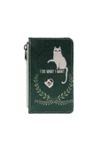 Dogo Kadın Yeşil Cüzdan - I Do What I Want Tasarım - 1