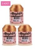 LitaeTrend 3 Adet Altınbaşak Oya ve Dantel İpi 20 gr - Royaleks - No: 050 thumbnail 1