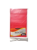 A5 Boyunda Notebook Şeffaf Hazır Defter Kabı Kırmızı - 10 Adet thumbnail 2