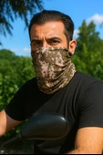 Motorcu pembe ağaç Buff Maske Outdoor Boyunluk Unisex Bandana - 1
