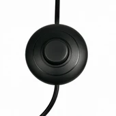 E14 Duylu 3 Metre Yerpuarlı (AÇ KAPAT ANAHTAR) Fişli Seyyar (2X0,50) (SİYAH) - 3