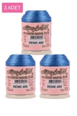 LitaeTrend 3 Adet Altınbaşak Oya ve Dantel İpi 20 gr - Royaleks - No: 466 - 1