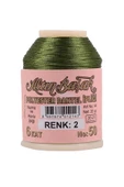LitaeTrend 3 Adet Altınbaşak Oya ve Dantel İpi 20 gr - Royaleks - No: 002 - 3