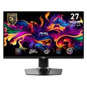MSI MAG 271QPX QD-OLED E2 26.5" 240Hz 0.03ms HDMI DP Type-C Adaptive Sync Pivot WQHD QD-OLED Monitör thumbnail 1