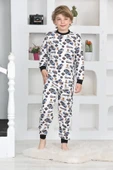 Erkek Çocuk Araba Baskılı Pijama Takımı 1-7 Yaş 12290 - 4