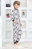 Erkek Çocuk Araba Baskılı Pijama Takımı 1-7 Yaş 12290 - 5