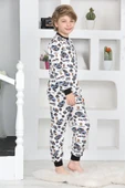 Erkek Çocuk Araba Baskılı Pijama Takımı 1-7 Yaş 12290 - 2
