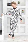 Erkek Çocuk Araba Baskılı Pijama Takımı 1-7 Yaş 12290 - 1