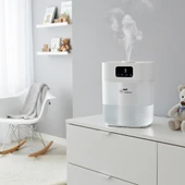 Bebebao Pufi 5lt Ultrasonik 7 Renkli Buhar Makinesi Hava Oda Ortam Nemlendirici Dokunmatik Panel Aromatik Yağ Hazneli - 11