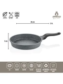 Amboss Copper Gri 7 Parça Alüminyum Döküm Tencere Seti thumbnail 4