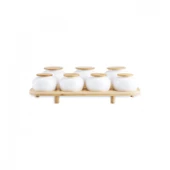 Karaca Rony Stream Tepsili 7 Parça Baharat Takımı thumbnail 3