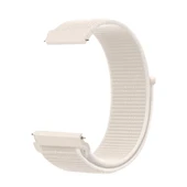 Huawei Watch GT6 Pro 46mm İle Uyumlu Ayarlanabilir Cırt Cırtlı Yumuşak Spor Kumaş Örgü Kordon  Starlight thumbnail 2