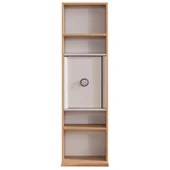 Kitaplık, Dolunay Dolaplı 4 Raflı Kitaplık thumbnail 3
