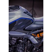 YAMAHA MT-09 SP GEN4 2024 - 2025 ile Uyumlu Kaydırmaz 6D Karbon 19 Parça Tank Pad Seti GC80 thumbnail 4