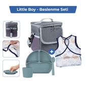 Babyjem Bebek Hediye Beslenme Seti Little Boy 5 Parça thumbnail 1