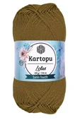 LitaeTrend 1 Adet Lotus Bikini Büstiyer Bluz Örgü İpi  K484 Yağ Yeşili - 1