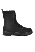 Aspor Siyah Nubuk İçi Polarlı Fermuarlı Kadın Bot thumbnail 2