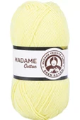LitaeTrend 1 Adet Madame Cotton El Örgü İpi Yünü 100 gr 006 Açık Sarı - 1