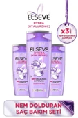 Elseve Loreal Hydra (hyaluronik Asit) Nem Dolduran Şampuan 390 Ml X 3 Adet - 1