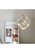 burenze Luxury Exclusive Crystal Led Aplik Kristal Taşlı Aplik Gold Sarı Kademeli 3 Renk - 4