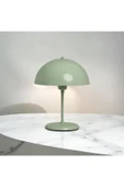 burenze Modern Tasarım Mars Abajur Kablolu Tak Çalıştır Mint Yeşili Masa Lambası thumbnail 3