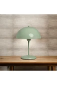 burenze Modern Tasarım Mars Abajur Kablolu Tak Çalıştır Mint Yeşili Masa Lambası thumbnail 2