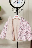 Çift Taraflı Kız Bebek Çocuk Mont 51344 - 11