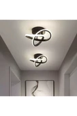 Fico Home Modern Plafonyer Tavan Led Avize Koyu Kahve 2 Adet Set Fiyat Ledli Avize - 1