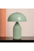 burenze Modern Tasarım Mushroom Abajur Mint Yeşili Kablolu Tak Çalıştır Masa Lambası - 2