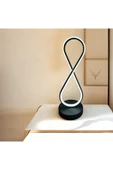 burenze Modern Sonsuz Abajur Masa Lambası Metal Gövde Power Ledli - 1