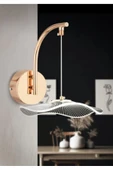 Fico Home Modern Tasarım Jellyfish Pilli Aplik Aç Kapa Butonlu Kablosuz Tak Çalıştır Gold Sarı Duvar Apliği - 1