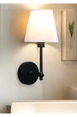 burenze Modern Duvar Aplik Lampedusa Aplik Mat Siyah E-27 Duy Elektrik İle Çalışır - 3