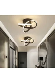 Fico Home Modern Plafonyer Tavan Led Avize Koyu Kahve 2 Adet Set Fiyat Ledli Avize - 3