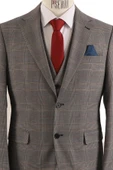Yelekli Takım Elbise Slim Fit - 5