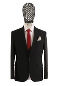 Yelekli Takım Elbise Slim Fit - 4