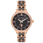 U.S. Polo Assn. Siyah Rose Gold Kadın Kol Saati USPA2058-04 - 1