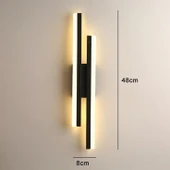 Elektrikle Çalışır, 12 Watt , 3000 Kelvin Gün Işığı Led Aplik, İç Merkan Led Duvar Armatürü -220V thumbnail 5