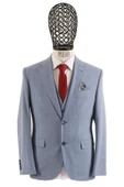Yelekli Takım Elbise Slim Fit - 4