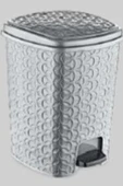 LitaeTrend Rattan Star Pedallı Çöp Kovası 12 Lt. Royaleks-E248 - 1