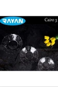 LitaeTrend 6'lı Cam Tabak Güneş Yıldız Gül 3 Model Royaleks-G-405 - 1