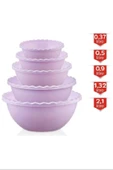 LitaeTrend 5’li Tırtıllı Yuvarlak Badya Royaleks-MRD809 - 1
