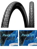 Chaoyang 28 Jant 700x40C Dış Lastiği 1,5 mm Mako Shark H-5113 X 2 Adet + Plus Panda İç Lastik Seti - 1