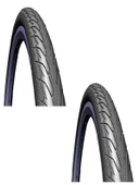 Rubena 24 Jant 24x1.90 3mm Zırhlı Reflektörlü Bisiklet Dış Lastiği Siyah V66 X 2 Adet - 1