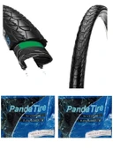 CST 27.5 Jant 27.5x1.75 Bisiklet Dış Lastiği Zırhlı C1698N X 2 Adet + Plus Panda İç Lastik Seti - 1
