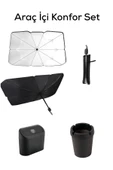 Mithra Life Araç İçi Konfor Set Güneşlik, Kapaklı Çöp Kutusu, Kokusuz Küllük MIT1255 thumbnail 1