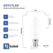 Tuled Redeem C37S E14 Mum Ampul, Titreşimsiz, Göz Konforu - 3