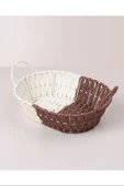 LitaeTrend Hasırlı Ekmek Sepeti Oval Royaleks-8803 - 1